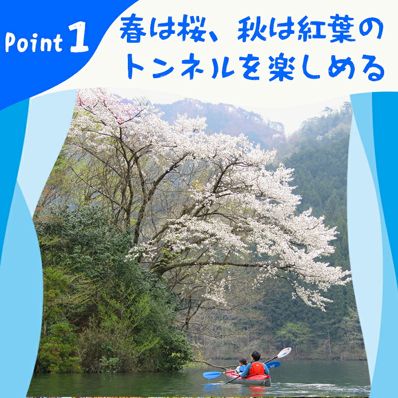 【ふるさと納税】【127】草木湖カヌー半日ツアー（大人2名分）