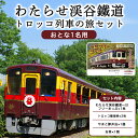 【ふるさと納税】【73】わたらせ渓谷鐵道「トロッコ列車の旅セット」※おとな1名用