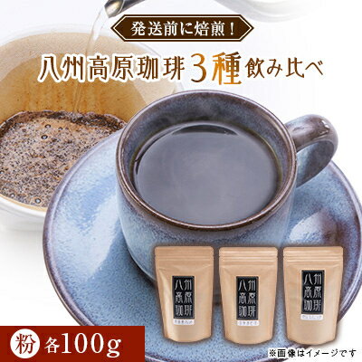 [八州高原珈琲(粉)]3種の詰め合わせセット[配送不可地域:離島]