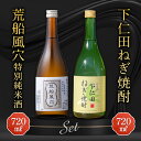 【ふるさと納税】下仁田ねぎ焼酎と荒船風穴 特別純米酒セット (720ml×2本) F21K-196