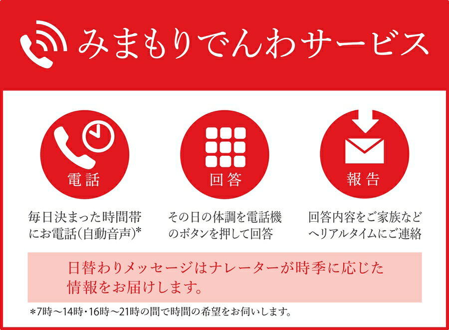 【ふるさと納税】郵便局のみまもりサービス「みまもり電話サービス(携帯電話コース)」｜防犯 安心 見守り 安否確認 家族 両親 日本郵便 甘楽町 [0201-0203]