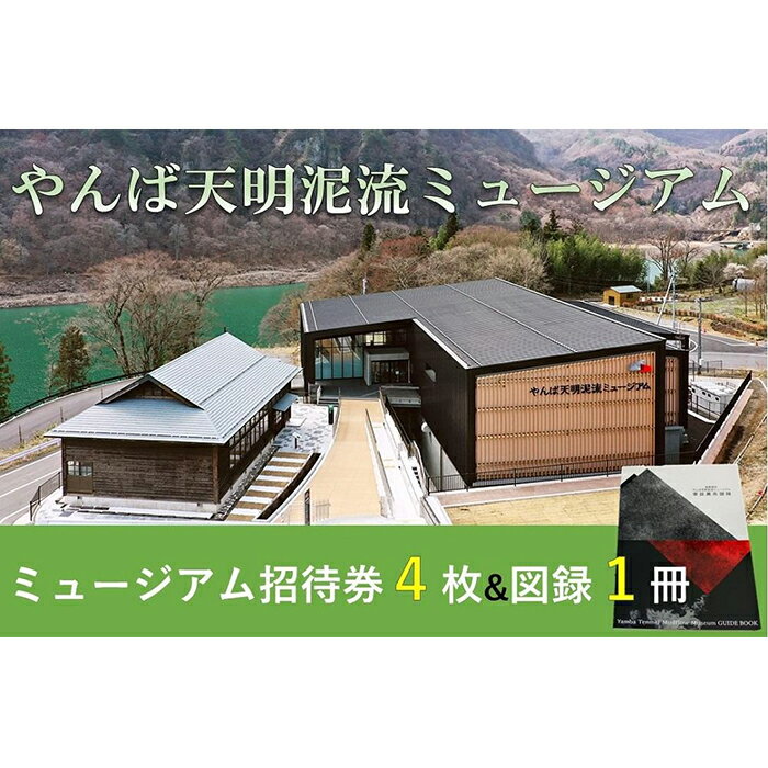 【ふるさと納税】やんば天明泥流ミュージアム 招待券(4枚)&ミュージアム図録セット(1冊)【入場券 おすすめ 群馬県 長野原町 北軽井沢】 | 予約 旅行 人気...