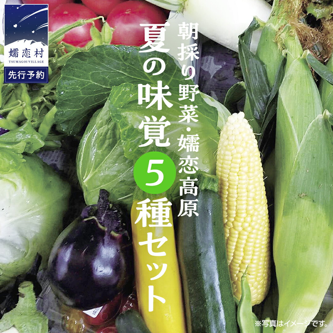 39位! 口コミ数「0件」評価「0」【 8月 上旬発送開始】 朝採り野菜 嬬恋高原 夏の味覚5種セット 高原野菜セット 産地直送 期間限定 先行予約 人気 朝採り お取り寄せ ･･･ 