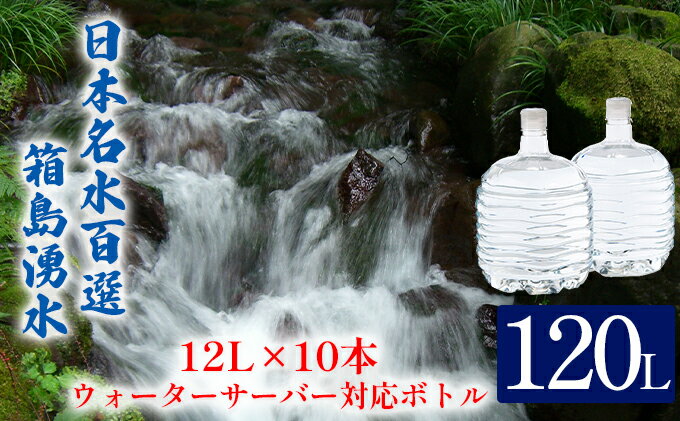 【ふるさと納税】群馬の名水 箱島湧水 エアL 12L×10本 ウォーターサーバー 対応ボトル(2本×5回) 飲料 ドリンク 飲料類 水 ミネラルウォーター 名水 天然水　【飲料・ドリンク・飲料類・水・ミネラルウォーター】