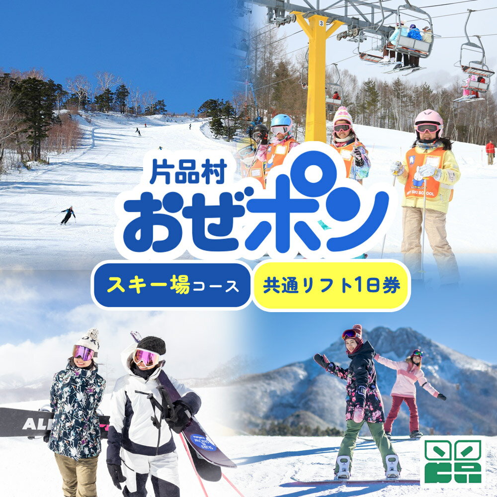 【ふるさと納税】「おぜポン」 スキー場コース 群馬県 片品村 尾瀬 リフト券 リフトチケット 電子チケ..