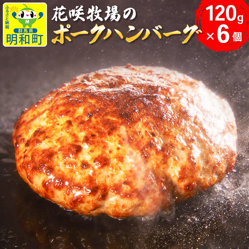 花咲牧場のポークハンバーグ 120g×6個