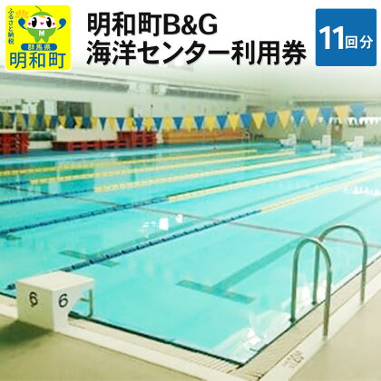 明和町B&G海洋センター利用券(11回分）