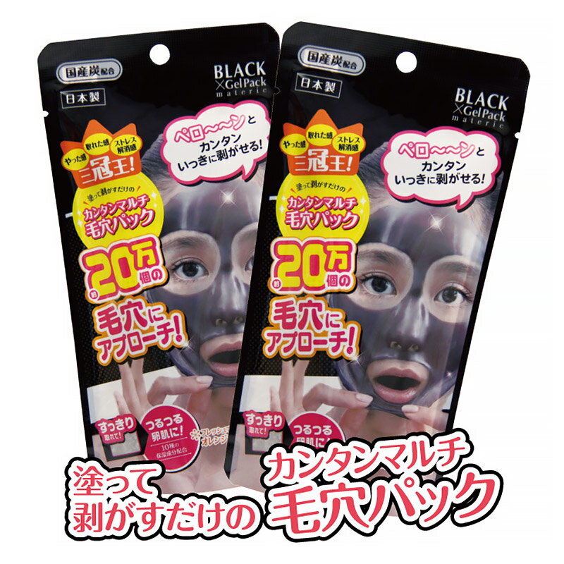 【ふるさと納税】ブラックゲルパック (90g) [2個セット]【選べる お届け回数(定期便)】