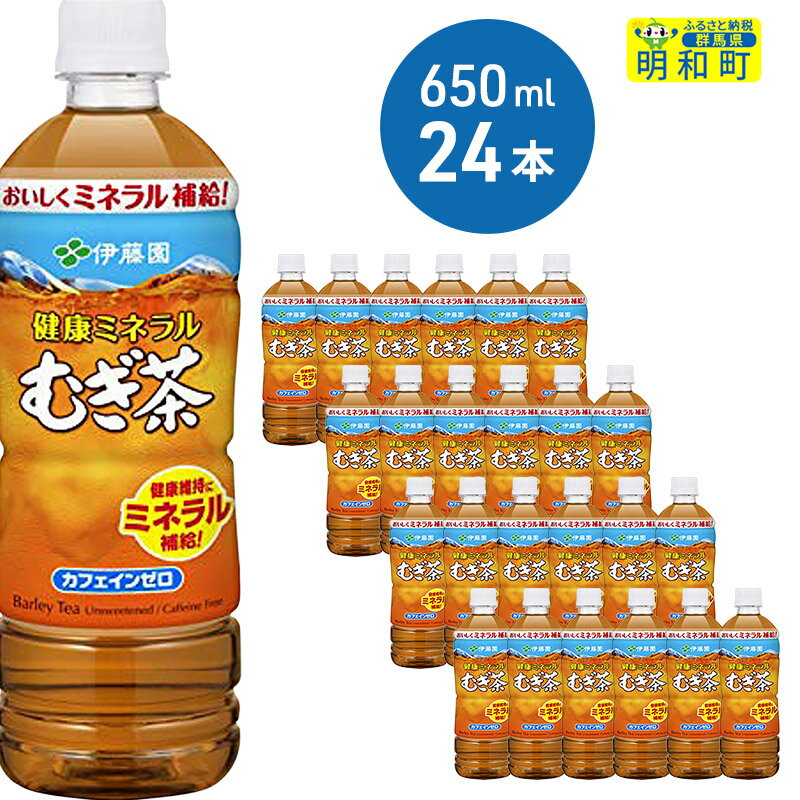 【ふるさと納税】伊藤園　健康ミネラルむぎ茶　＜650ml×24本＞