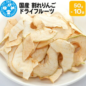 【ふるさと納税】国産 割れりんご 50g×10袋