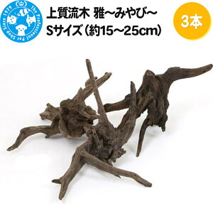 【ふるさと納税】上質流木 雅〜みやび〜 Sサイズ(約15〜25cm)3本