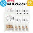 【ふるさと納税】国産 鮭 ひとくちカット 60g×10袋