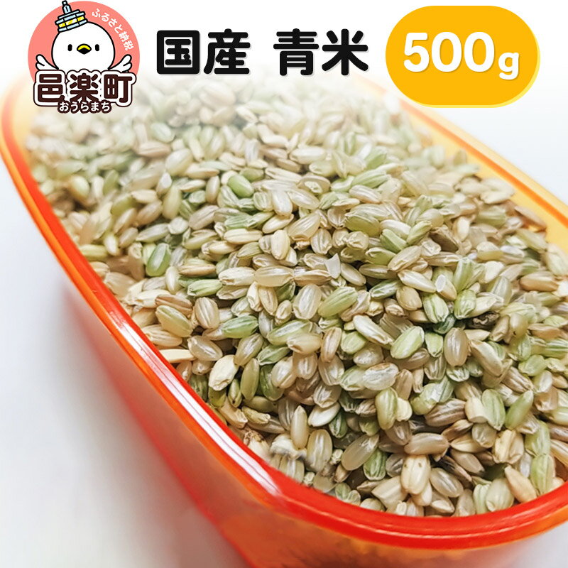 【ふるさと納税】【国産】青米 500g×1袋 サイトウ・コーポレーション 飼料