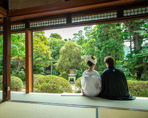 【ふるさと納税】 フォトウエディング 丹徳庭園 フォトウエディング 結婚写真 撮影 着付 ヘアメイク 貸し切り チケット 送料無料 埼玉県 No.201