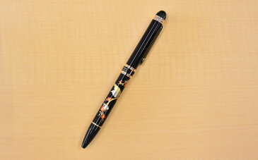 【ふるさと納税】No.358 プラチナ万年筆 ダブルアクション R3 近代蒔絵 『梅に鶯』 / 多機能ペン 筆記具 シャープペン ボールペン 埼玉県