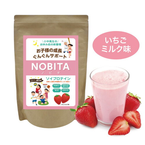 【ふるさと納税】 No.692 NOBITA(ノビタ)ソイプロテイン　イチゴミルク味 ／ タンパク質 苺 送料無料 埼玉県 特産品