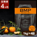 【ふるさと納税】 【4ヶ月連続定期便】BMPプロテイン オレンジ風味 1kg×4回 ホエイプロテインコンセントレート WPC ダイエット 鍛える 送料無料 埼玉県 No.1086