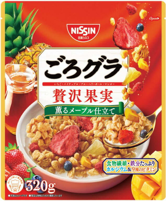 12位! 口コミ数「0件」評価「0」日清シスコ　ごろグラ　贅沢果実　320g×6袋