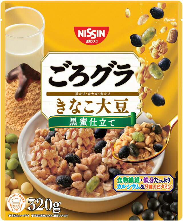 【ふるさと納税】日清シスコ　ごろグラ　きなこ大豆　320g×6袋