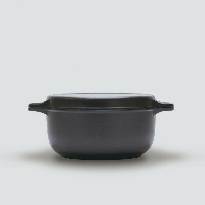 【ふるさと納税】日本製　無水調理ができる鋳物鍋　「味わい鍋」　深型鍋22cm【1137356】