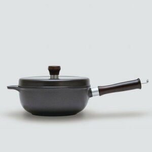 【ふるさと納税】日本製　無水調理ができる鋳物鍋「味わい鍋」片手20cm【1137358】