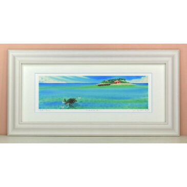 【ふるさと納税】栗乃木ハルミ版画額装品「honu2」【1229381】