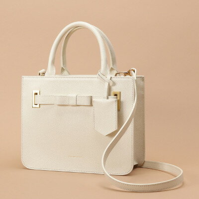 69位! 口コミ数「0件」評価「0」【サマンサタバサ】トートバッグ　エムシュシュ　小サイズ　ホワイト【1674885】