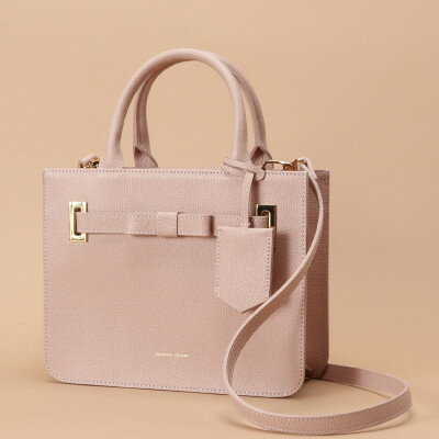 [サマンサタバサ]トートバッグ エムシュシュ 小サイズ ピンクベージュ