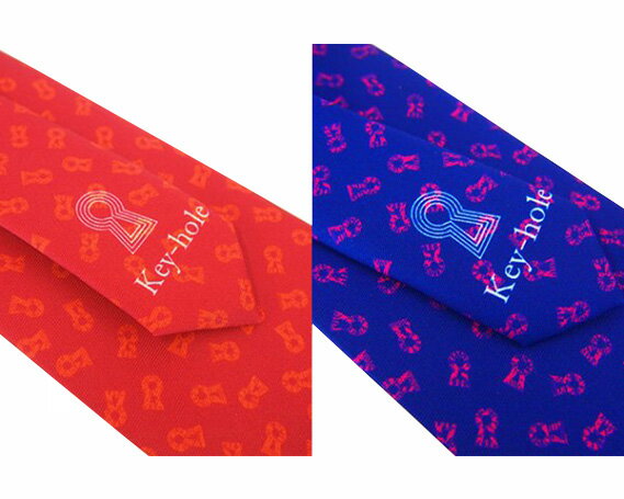 【ふるさと納税】No.054 【前方後円墳】古墳ネクタイ　2本セット ／ ファッション メンズ ビジネス 送料無料 埼玉県