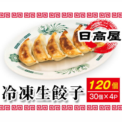 2位! 口コミ数「1件」評価「5」No.308 日高屋 冷凍生餃子 【120個】 ／ ぎょうざ ギョーザ 送料無料 埼玉県