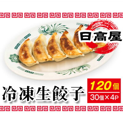 楽天ふるさと納税　【ふるさと納税】No.308 日高屋 冷凍生餃子 【120個】 ／ ぎょうざ ギョーザ 送料無料 埼玉県