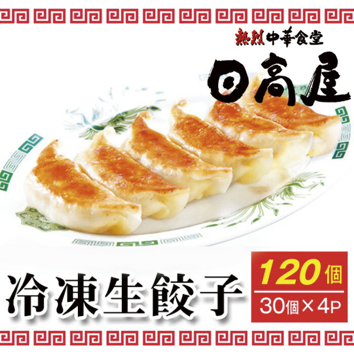 1位! 口コミ数「1件」評価「5」No.308 日高屋 冷凍生餃子 【120個】 ／ ぎょうざ ギョーザ 送料無料 埼玉県