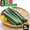 【ふるさと納税】No.216 【約2kg】【高級ブランドきゅうり】秩父きゅうり / 野菜 キュウリ 胡瓜 送料無料 埼玉県 特産