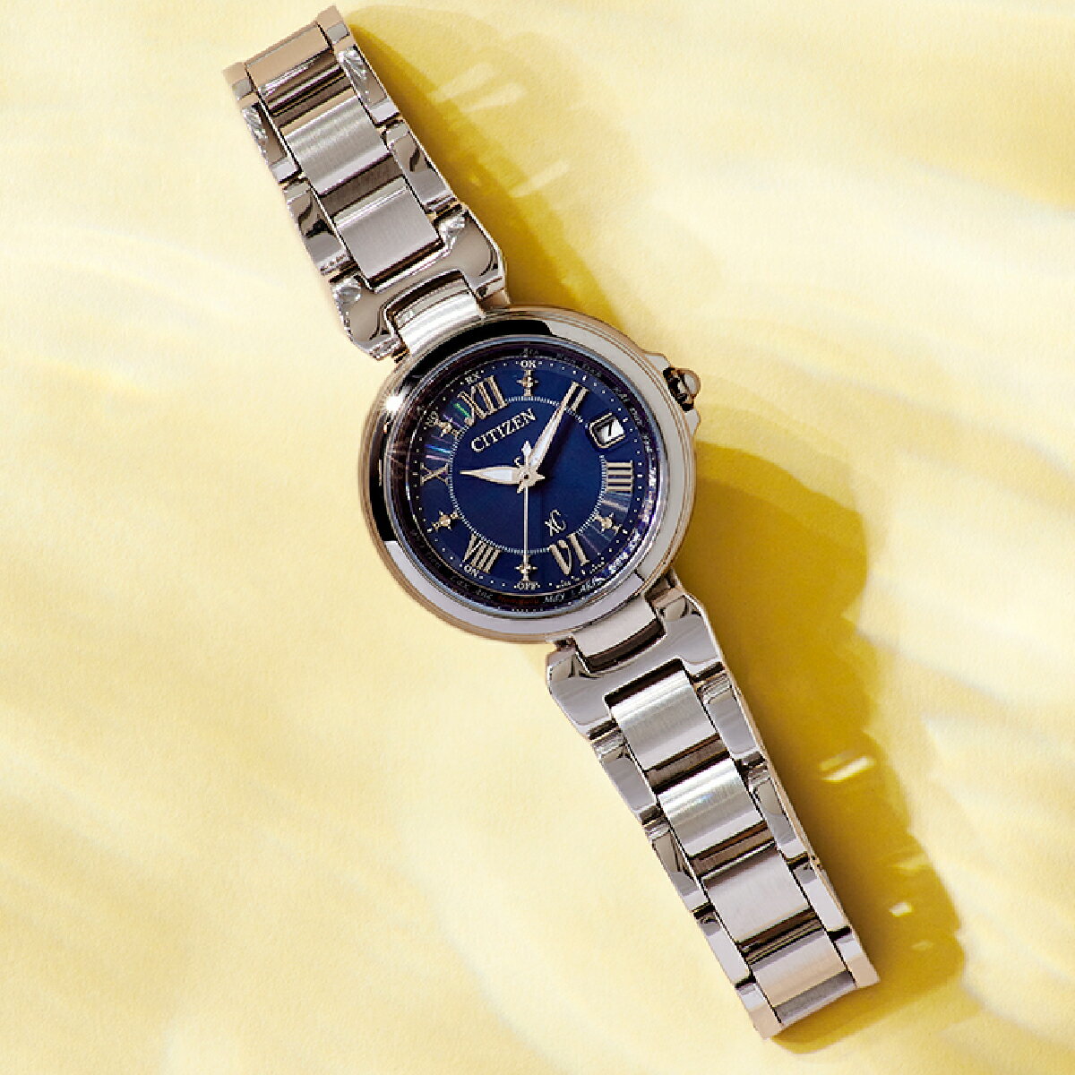 【ふるさと納税】CITIZEN xC basic collection EC1030-50L | シチズン citizen クロスシー腕時計 時計 正規品 レディース ビジネス スーツ カジュアル フォーマル 贈答 贈答用 ギフト プレゼント 母の日 国内製造 国産 電波 ソーラー エコドライブ 埼玉県 所沢市