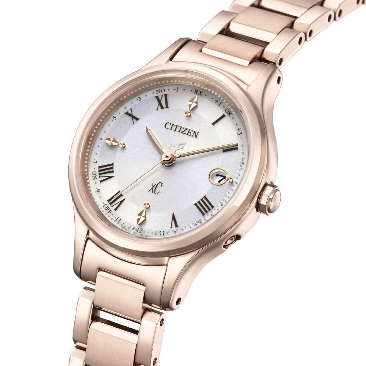 【ふるさと納税】CITIZEN xC ES9497-96A | シチズン citizen クロスシー 腕時計 時計 正規品 レディース ビジネス スーツ カジュアル フォーマル 贈答 贈答用 ギフト プレゼント 母の日 国内製造 国産 電波 ソーラー エコドライブ サファイアガラス チタニウム 埼玉県 所沢市