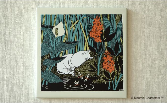 【ふるさと納税】MOOMIN ファブリックフレーム Sサイズ（ムーミン）　【キャラクター・インテリア・絵画】　お届け：発注後、お届けまでに約2～3月程かかります。