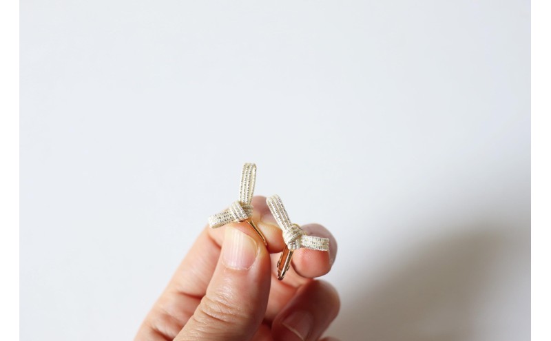 【ふるさと納税】水引musubi耳飾り パール イヤリング ［52211038］　お届け：発注後、2週間程度