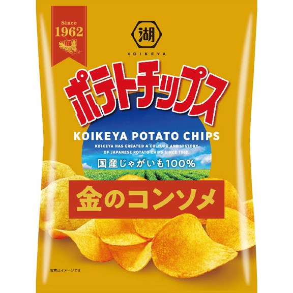 5位! 口コミ数「0件」評価「0」湖池屋　ポテトチップス金のコンソメ　60g×12袋入