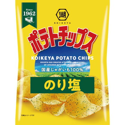 湖池屋　ポテトチップスのり塩　60g×12袋入