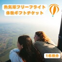 【ふるさと納税】熱気球フリーフライト体験(1名分)