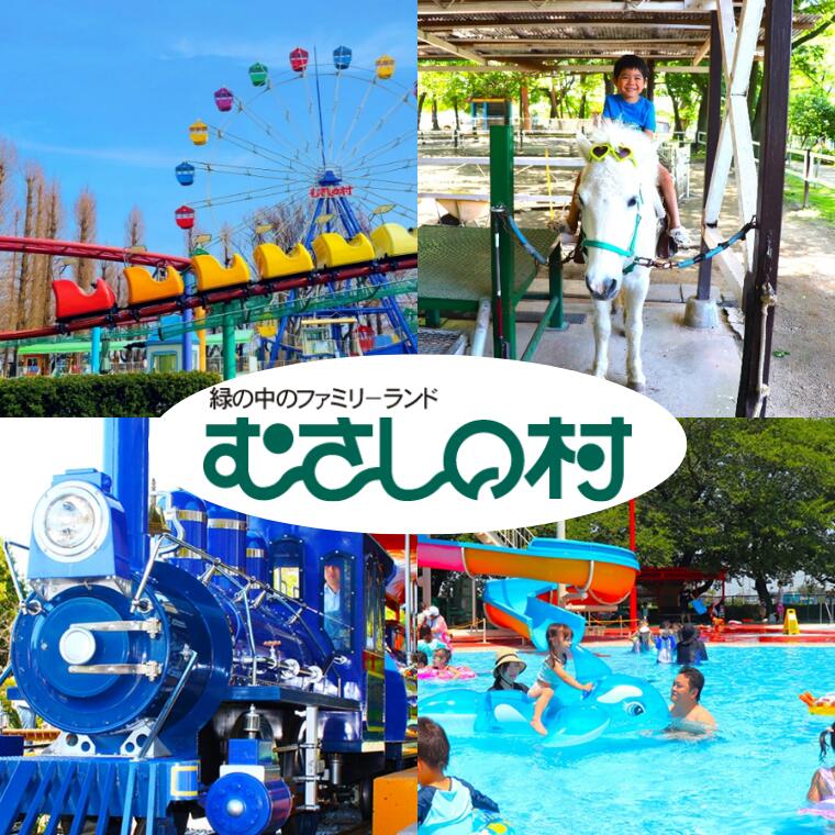 遊園地のアトラクションであそぼう！！ 加須市の遊園地「緑の中のファミリーランド」むさしの村の入園券・のりもの券です。 園内には20機種を超えるアトラクションの他に動物とのふれあい体験、季節の野菜の収穫体験も楽しめる施設です。 赤ちゃんでも乗れるアトラクションもあり遊園地デビューにもぴったりです！ ※1つのアトラクション1名につきのりもの券3枚～6枚が必要となります。 商品説明 名称 むさしの村遊園地 入園券/フリーパス/のりもの券 内容 入園券5名様分：大人・小人共通5名様分 入園・フリーパス親子ペア券：入園・フリーパス親子ペア（大人1名・小人1名） のりもの券50枚 使用期限 入園券5名様分・入園・フリーパス親子ペア券：2027年3月末まで （有効期限は申込年度の年度末となります） のりもの券50枚：無期限 提供元 株式会社むさしの村 ・ふるさと納税よくある質問はこちら ・寄付申込みのキャンセル、返礼品の変更・返品はできません。寄付者の都合で返礼品が届けられなかった場合、 返礼品等の再送はいたしません。あらかじめご了承ください。【ふるさと納税】むさしの村遊園地 入園券/フリーパス/のりもの券　