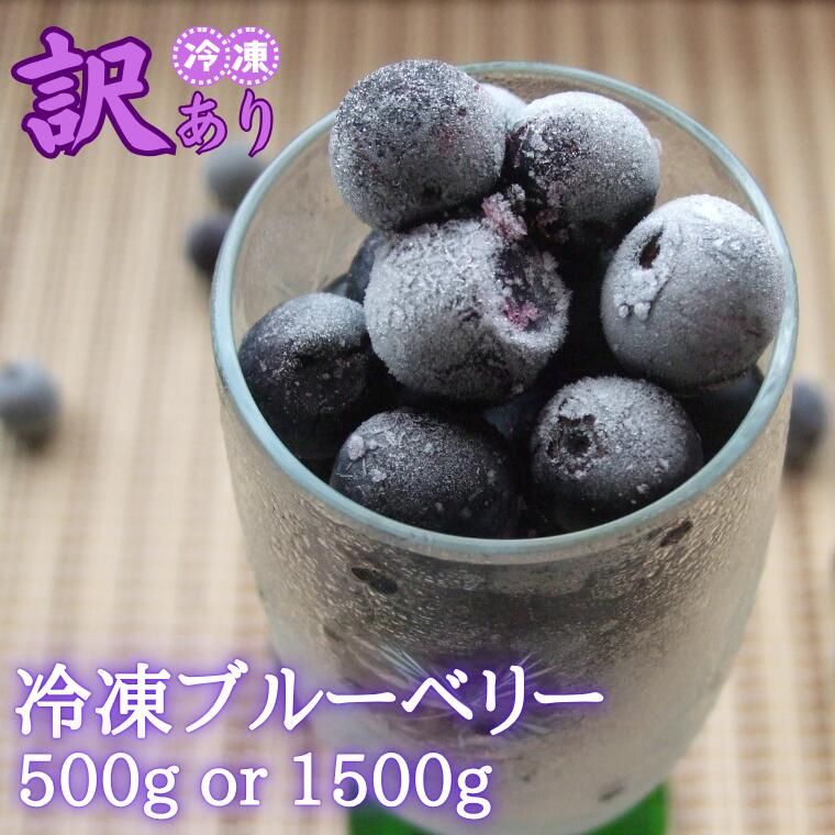 シルクファーム産[訳あり]冷凍ブルーベリー 500g or 1500g