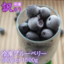 【ふるさと納税】シルクファーム産【訳あり】冷凍ブルーベリー 500g or 1500g