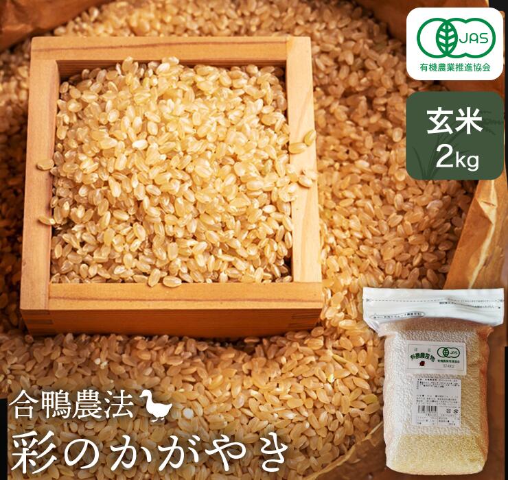 合鴨農法 彩のかがやき玄米 2kg