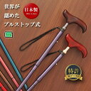 【ふるさと納税】プルストップ式ステッキ(カラースマートネック)※名入れオプションなし