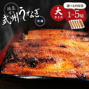 【ふるさと納税】武州うなぎ 国産 選べる蒲焼 (大) 1尾 2尾 3尾 4尾 5尾 1尾あたり約150g(148g〜167g) | 埼玉県 東松山市 冷凍真空パ...