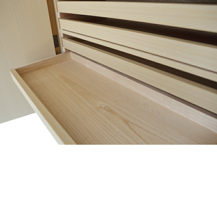 【ふるさと納税】春日部総桐胴厚衣装箪笥（八枚お盆－3ツ小引き出し）【埼玉県　春日部市　伝統工芸　収納　家具　桐たんす　タンス　盆タイプ　着物】（AQ012）