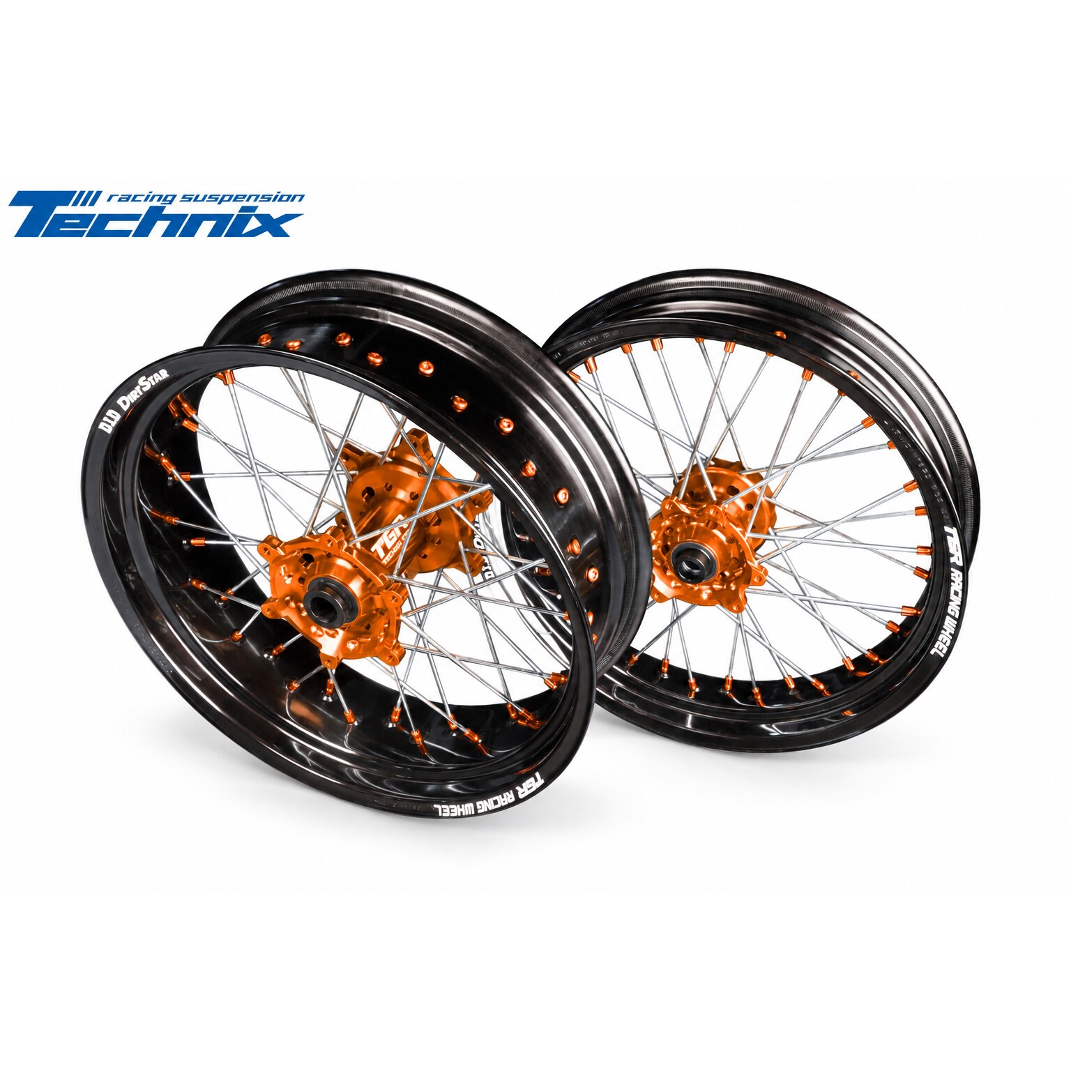 TGR レーシングホイール Type-R スパーモタード for KTM EXC/EXC-F（2016年～2022年式）【埼玉県 春日部市 TGR レーシングホイール Type-R スーパーモタード KTM EXC EXC-F バイク ホイール】（BR014）
