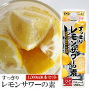 【ふるさと納税】 レモンサワー の素 1000ml パック 6本入り アルコール 25% 原液 お酒 レモン果汁 34% 酒 チューハイ 酎ハイ サワー 家庭用...