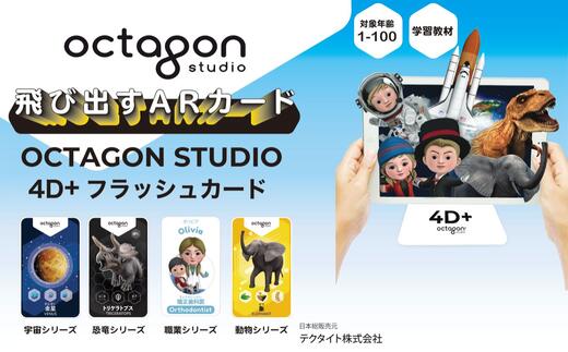 【ふるさと納税】octagon studio 4D+フラッシュカード　4種アソートパッケージ　【11218-0181】